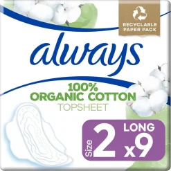 Always Cotton Protection Long Plus Maandverband