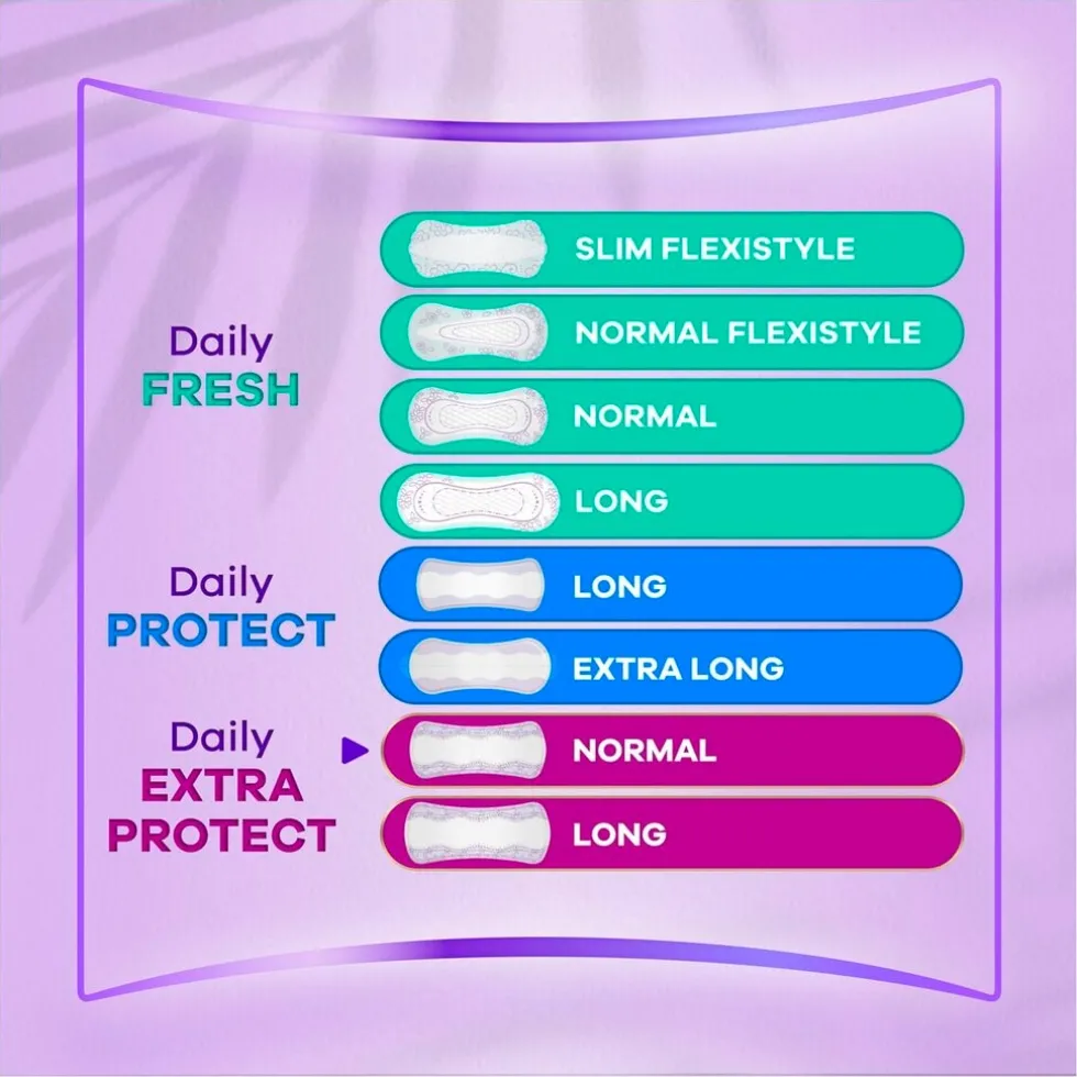 Always Dailies Extra Long Inlegkruisjes