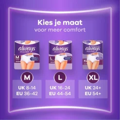 Always Discreet Incontinentiebroekjes