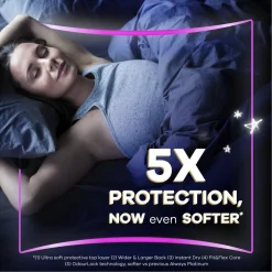 Always Platinum Secure Night Maandverband