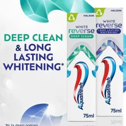 Aquafresh White Reverse Deep Clean Tandpasta
