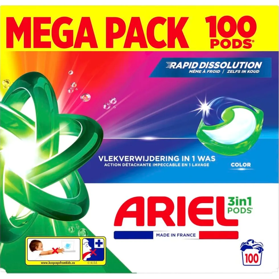 Ariel Color 3-in-1 Wasmiddelpods