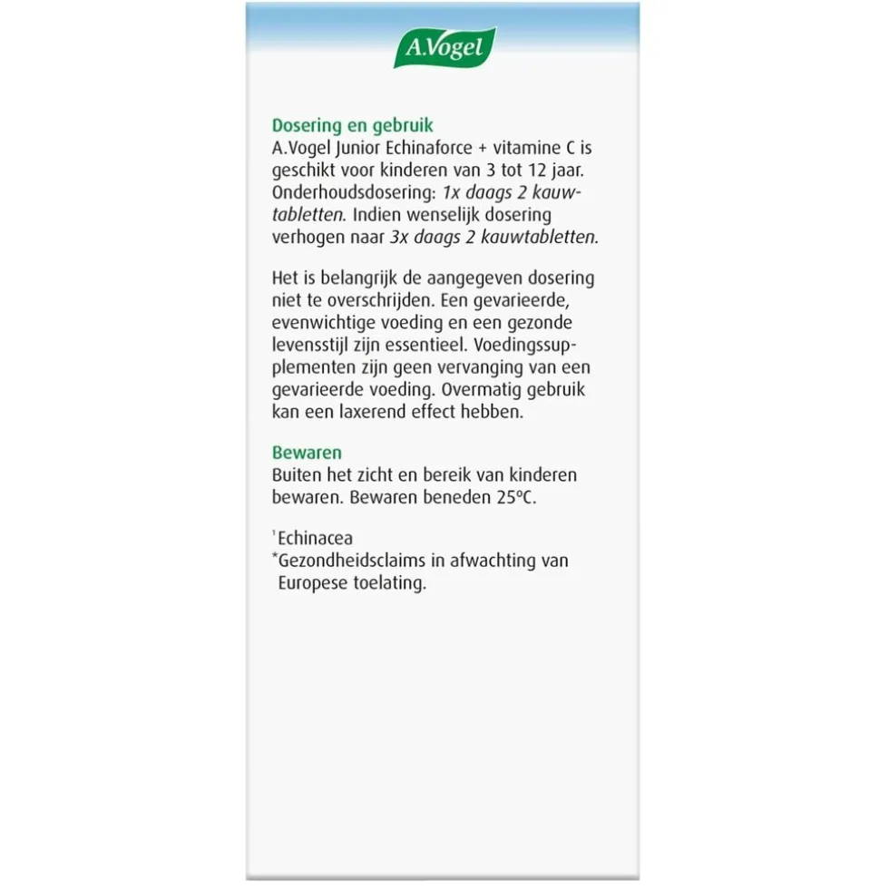 A.Vogel Echinaforce Junior + Vitamine C Kauwtabletten