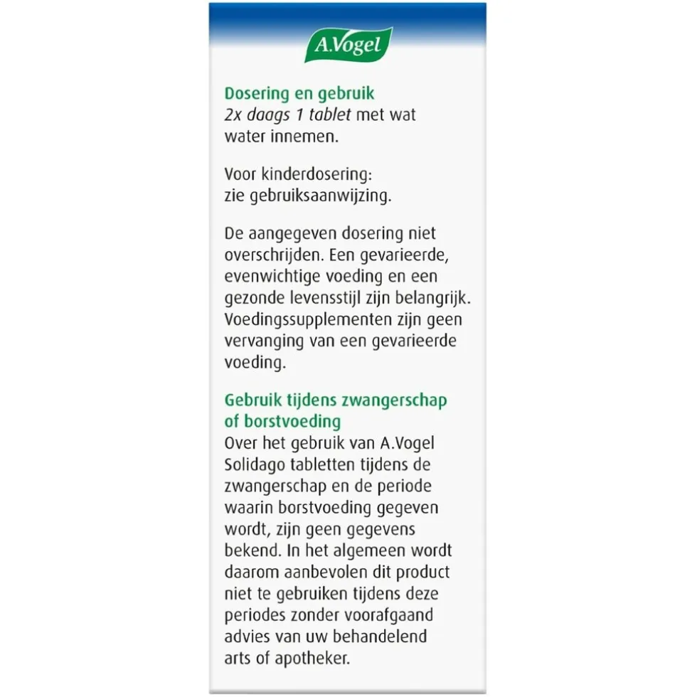 A.Vogel Solidago Tabletten