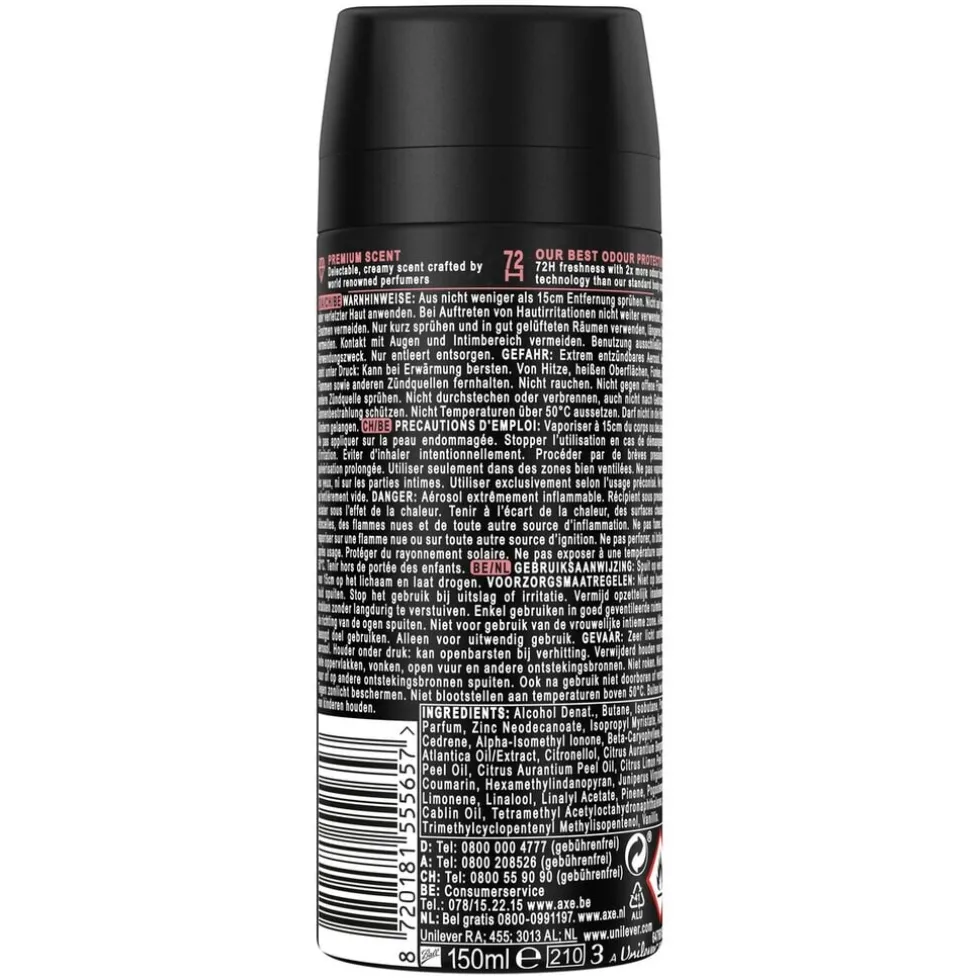 Axe Fine Fragrance Cocoa Velvet Deodorant Bodyspray
