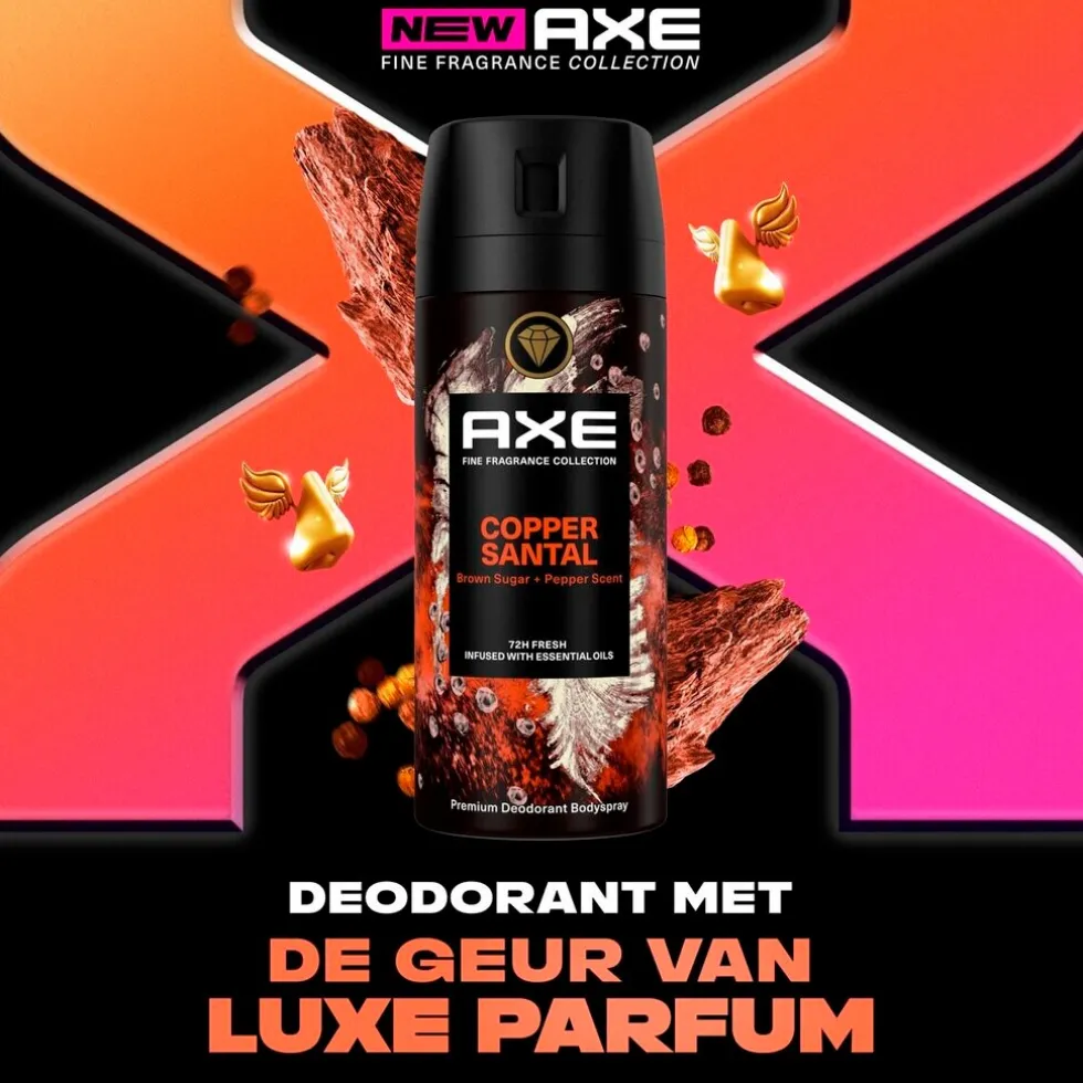 Axe Fine Fragrance Copper Santal Deodorant Bodyspray