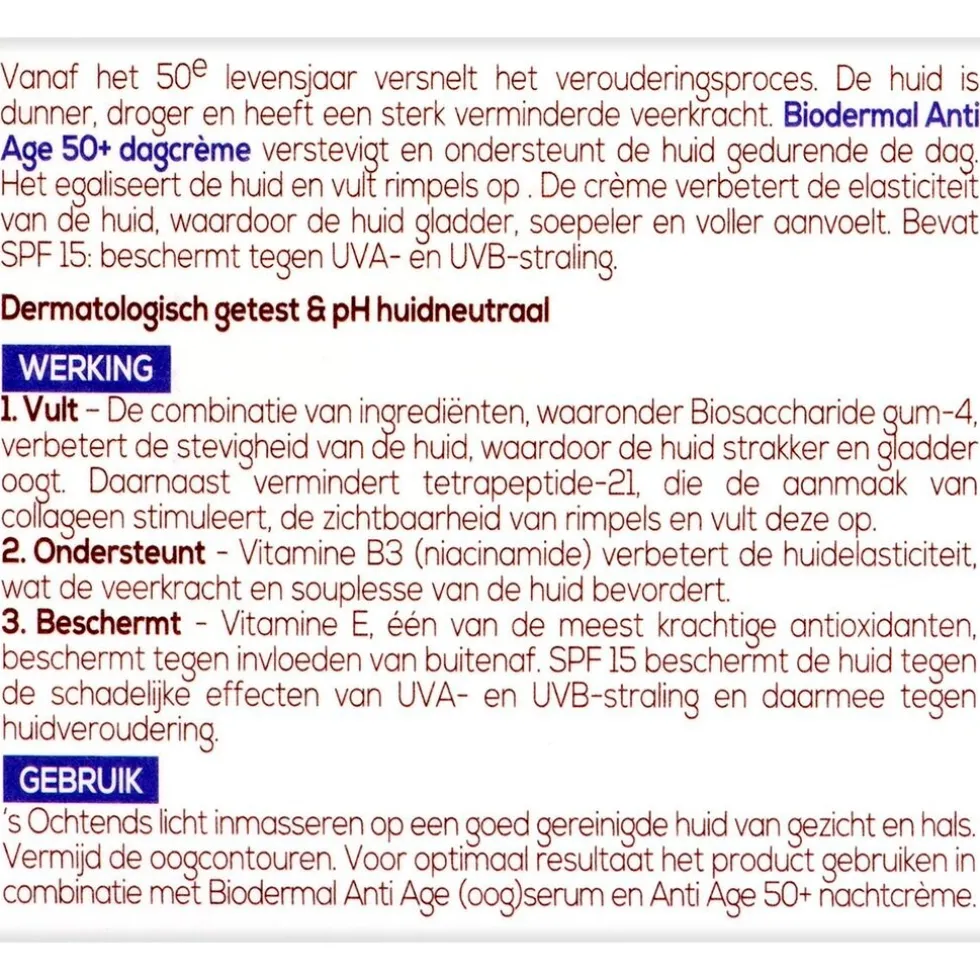 Biodermal Anti Age 50+ Dagcrème