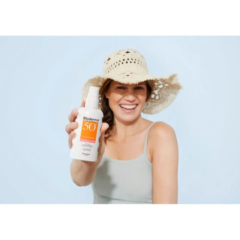 Biodermal Gevoelige Huid SPF50+ Zonnespray