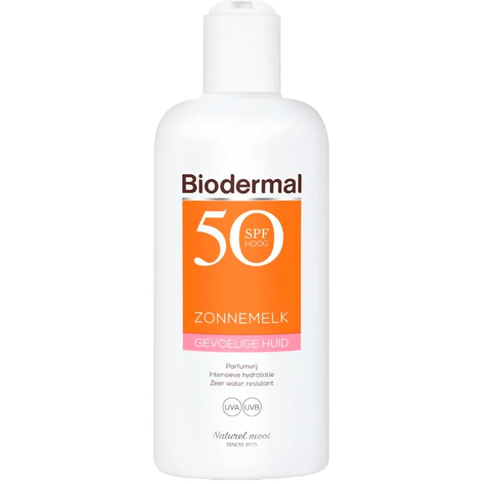 Biodermal Gevoelige Huid SPF50 Zonnemelk