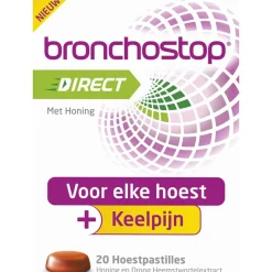 Bronchostop Direct Hoestpastilles met Honing