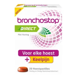 Bronchostop Direct Hoestpastilles met Honing