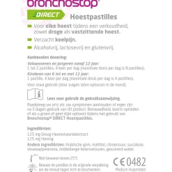 Bronchostop Direct Hoestpastilles met Honing