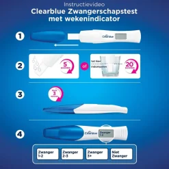 Clearblue Zwangerschapstest met Wekenindicator