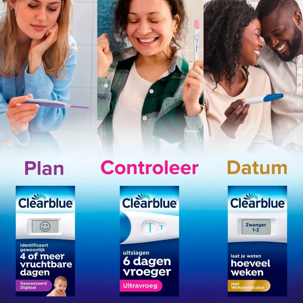 Clearblue Zwangerschapstest met Wekenindicator