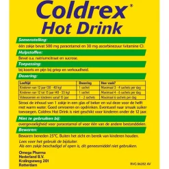 Coldrex Hot Drink 500mg Poeder voor Drank