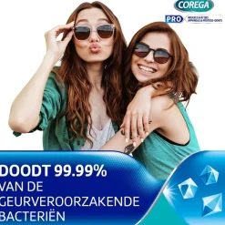 Corega Pro Dagelijkse Reiniger voor Beugels & Bitjes Tabletten