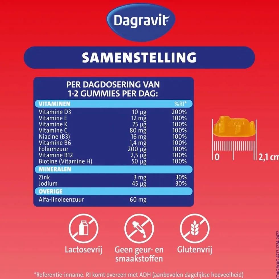 Dagravit Kids Multivitaminen Minions Gummies