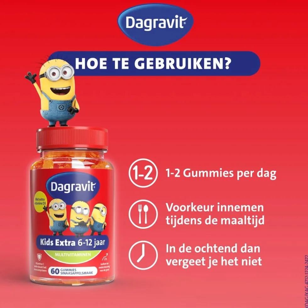 Dagravit Kids Multivitaminen Minions Gummies