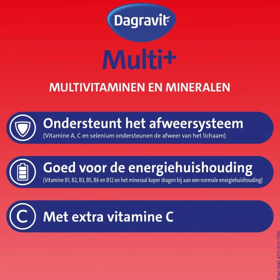 Dagravit Totaal 30 Multivitaminen Dragees