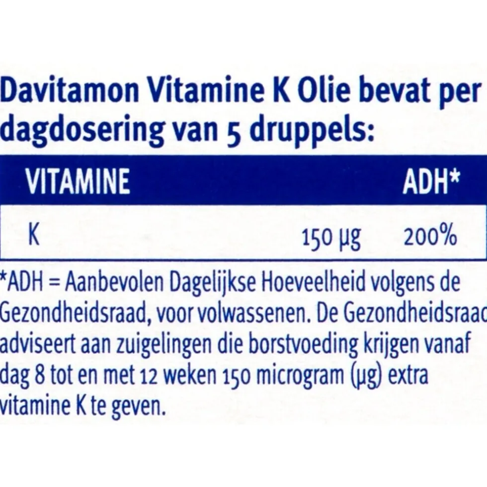 Davitamine Vitamine K Olie