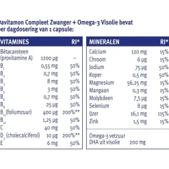 Davitamon Compleet Zwanger + Omega-3 Visolie Capsules