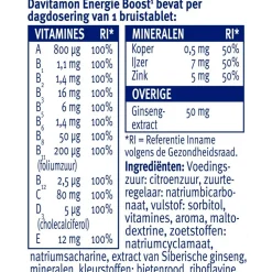 Davitamon Energie Boost¹ Ginseng Bruistabletten