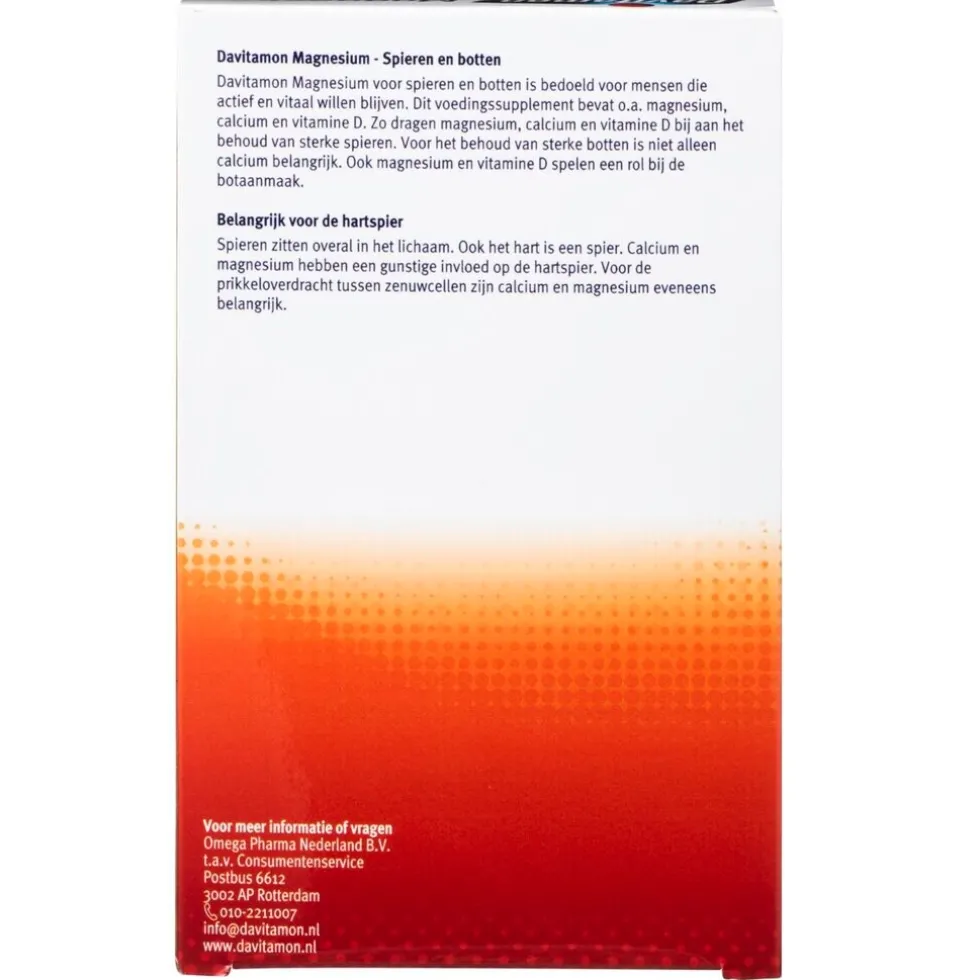 Davitamon Magnesium voor Spieren en Botten Tabletten