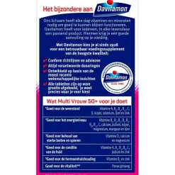 Davitamon Multi Vrouw 50+ Tabletten
