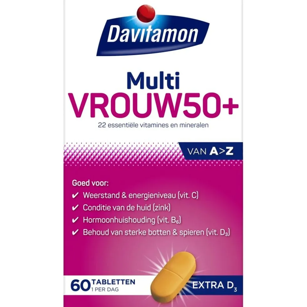 Davitamon Multi Vrouw 50+ Tabletten
