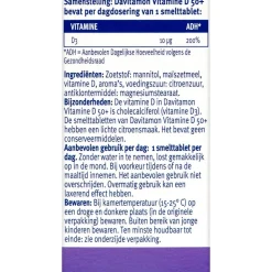 Davitamon Vitamine D 50+ Smelttabletten