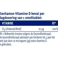 Davitamon Vitamine D Kind Smelttabletten