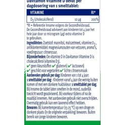 Davitamon Vitamine D Kind Smelttabletten