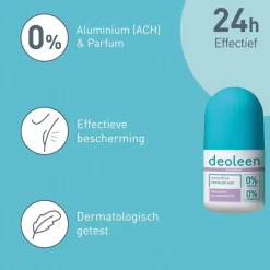 Deoleen 0% Sensitive Deodorant Roller