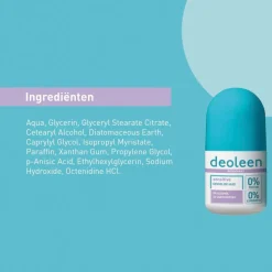 Deoleen 0% Sensitive Deodorant Roller