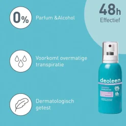 Deoleen Sensitive Antitranspirant met Pomp