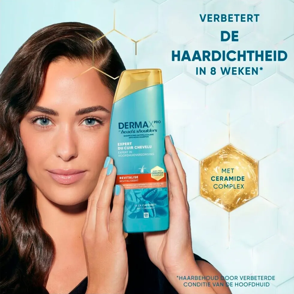 DermaXPro by Head & Shoulders Revitaliseert Antiroosshampoo