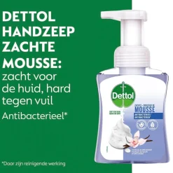 Dettol Orchidee & Vanille Zachte Mousse Antibacteriële Handzeep