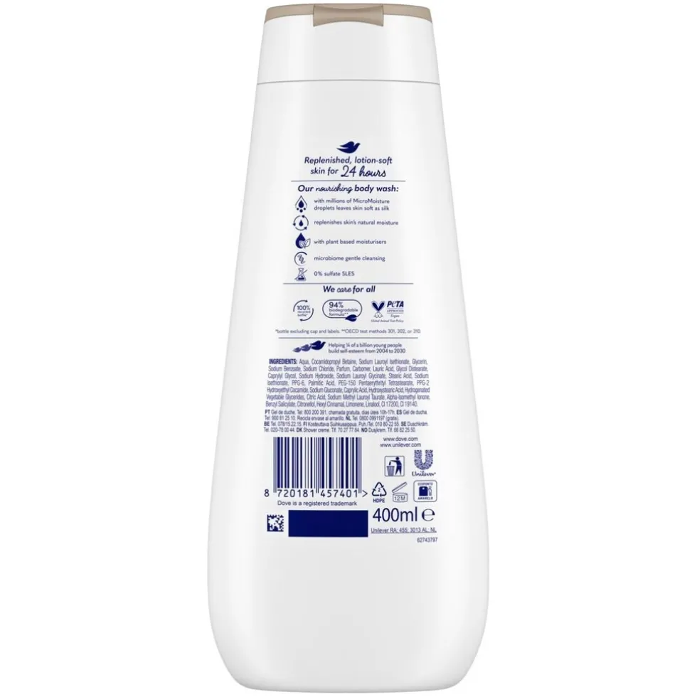 Dove Advanced Care Nourishing Silk Douchegel