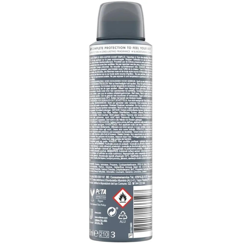 Dove Men+Care Advanced Eucalyptus + Mint Antitranspirant Spray