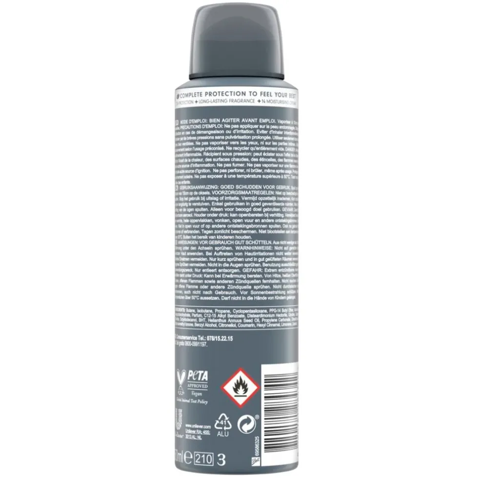 Dove Men+Care Advanced Invisible Dry Antitranspirant Deodorant Spray