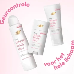 Dove Whole Body Raspberry & Rose Deodorant Stick
