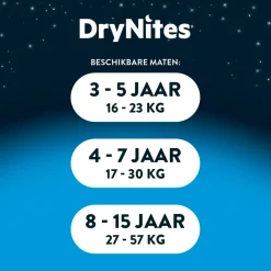 DryNites Boys 8-13 Jaar Nachtbroekjes