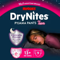 DryNites Girl 13+ Jaar Pyjamabroekjes