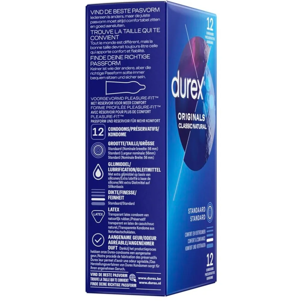 Durex Originals Classic Natural Condooms