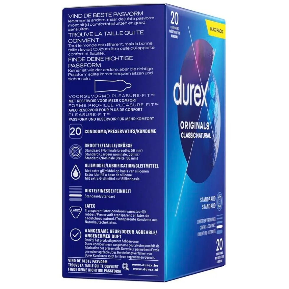 Durex Originals Classic Natural Condooms