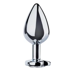 EasyToys Buttplug met Zilverkleurig Hartje
