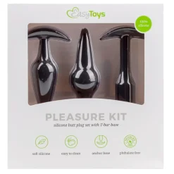 EasyToys Pleasure Kit Siliconen Butt Plug set
