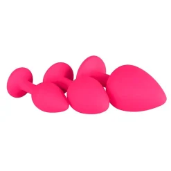 EasyToys Siliconen Buttplug Set met Diamant