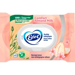 Edet Comfort Almond Milk Vochtig Toiletpapier