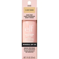 e.l.f. Halo Glow SPF50 5 Light Warm Skin Tint
